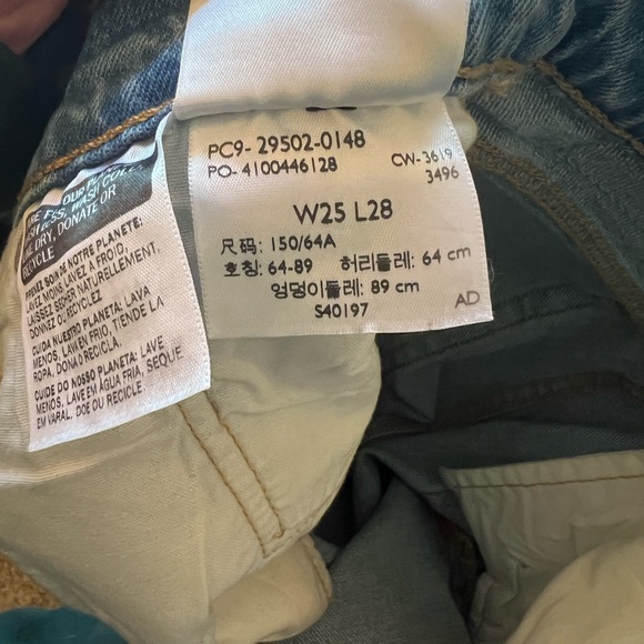 Levi’s 501 Skinny Light Wash Jeans 25W L28 - Picture 6 of 6